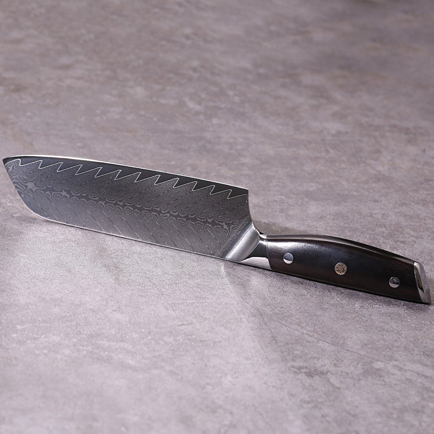 SANTOKU EBONY סכין שף סנטוקו יפני